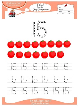 Çocuklar İçin Çizgi Çalışma Sayfaları 